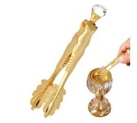 Charcoal Tongs For Incense Long Handle Metal Clamp | Incense Charcoal Disc Tool for Appetizer Snack Bar Deli Chef Ice Sugar Tea Party Church Ash Charcoal