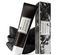 Charcoal Toothpaste Whitening - Natural Teeth Whitening Toothpaste, Activated Charcoal White Toothpaste for Teeth Whitening & Fresh Breath, Safe on Enamel, Fluoride Free Charcoal Toothpaste