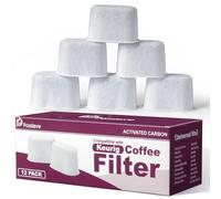 Charcoal Water Filters Replacements Fits Keurig 2.0 Models by Possiave, Pack of 12