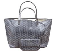 (Charcoal) Women's Pu Leather Tote Bag Portable Large Capacity Shoulder Bag Waterproof Beach Pocket