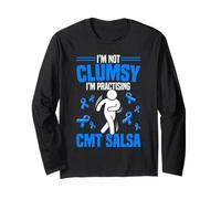 Charcot Marie Tooth Disease Funny CMT Warrior Long Sleeve T-Shirt