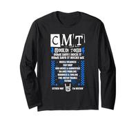 Charcot Marie Tooth Disease Funny CMT Warrior Long Sleeve T-Shirt