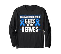 Charcot Marie Tooth Disease Funny CMT Warrior Long Sleeve T-Shirt