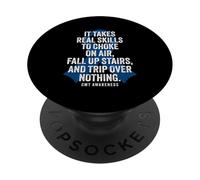 Charcot Marie Tooth Disease Funny CMT Warrior PopSockets Adhesive PopGrip