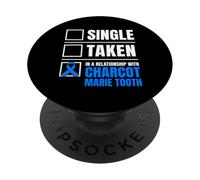 Charcot Marie Tooth Disease Funny CMT Warrior PopSockets Adhesive PopGrip