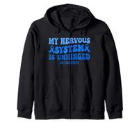 Charcot Marie Tooth Disease Funny CMT Warrior Zip Hoodie