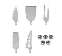 Charcuterie Board Resin Knife Base Handle Mold Collection,3Pcs Handle with 5Pcs Blade Resin Casting Mold for DIY Cutlery Handle Epoxy Resin Mold (5PCS Tableware)