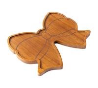 Charcuterie Boards, Space Saving Design, 33x26.7x2cm, Wood Bow Board, Cute Charcuterie Serving Tray, Low Maintenance Care, for Candy, Snack, Dessert and Appetizer
