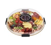 Charcuterie Boxes - Leakproof Display with Lid Handle - Food Platter Charcuterie Boards and Tray | for Outdoor Home Restaurant Farmhouse Travel Camping Snack Meat Fruit Holiday Party
