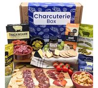 Charcuterie Gift Box Gift, Meat, Cheese, and 6 Other Gourmet Food Hamper Treats Hampers For Men Women Foodies
