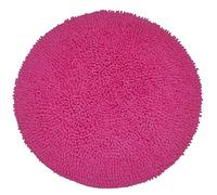 Chardin home Hot Pink Round Bath Mat | 2 feet Boho Bathroom Rug | Also Perfect for Kids Rooms, Nurseries, Bedside, dorms, Half Baths and Powder Rooms | Machine Washable, Soft & Plush
