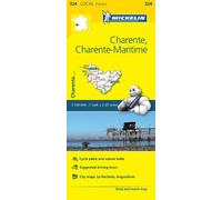 Charente, Charente-Maritime - Michelin Local Map 324