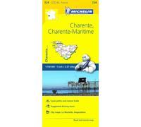 Charente, Charente-Maritime - Michelin Local Map 324: Map