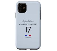 CHARENTE-MARITIME Number 17 Nouvelle Aquitaine France Black Case for iPhone 11