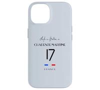 CHARENTE-MARITIME Number 17 Nouvelle Aquitaine France Black Case for iPhone 14