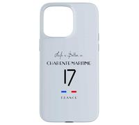 CHARENTE-MARITIME Number 17 Nouvelle Aquitaine France Black Case for iPhone 15 Pro Max