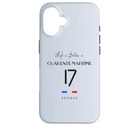 CHARENTE-MARITIME Number 17 Nouvelle Aquitaine France Black Case for iPhone 16