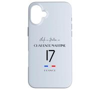 CHARENTE-MARITIME Number 17 Nouvelle Aquitaine France Black Case for iPhone 16 Plus