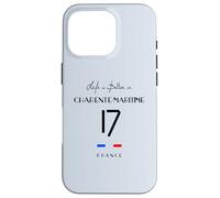 CHARENTE-MARITIME Number 17 Nouvelle Aquitaine France Black Case for iPhone 16 Pro