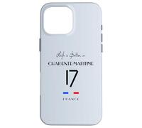 CHARENTE-MARITIME Number 17 Nouvelle Aquitaine France Black Case for iPhone 16 Pro Max