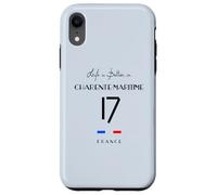 CHARENTE-MARITIME Number 17 Nouvelle Aquitaine France Black Case for iPhone XR