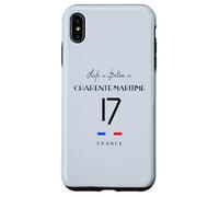 CHARENTE-MARITIME Number 17 Nouvelle Aquitaine France Black Case for iPhone XS Max