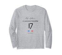 CHARENTE-Maritime Number 17 Nouvelle Aquitaine France Black Long Sleeve T-Shirt
