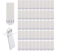 Charfia 50 PCS Heavy Duty Hanging Tape, 93*19mm Mounting Strips, Damage-Free, Easy to Paste & Remove, Suitable for Home Decor