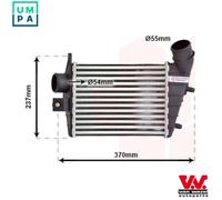 CHARGE AIR COOLER 01004085 FOR ALFA ROMEO AR37101/32302 192B1.000/A5.000 1.9L