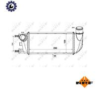 CHARGE AIR COOLER 30773 FOR 169 A1.000/FD4/169A1000 1.2L 169 A4.000 1.2L 4cyl