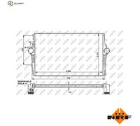 NRF 30931 Intercooler, charger for VOLVO