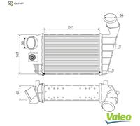 CHARGE AIR COOLER 817862 FOR ALFA ROMEO AR 32310 2.0L 192B1.000/A5.000 1.9L 147