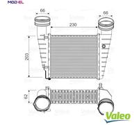 CHARGE AIR COOLER 817938 FOR SKODA VW BSS 2.0L BSV/BPZ/AVB/AVF/AWX 1.9L 4cyl