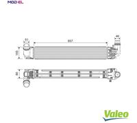 CHARGE AIR COOLER 818228 FOR RENAULT DACIA K9K898/858/856/884/896/796 1.5L 4cyl