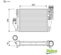 Valeo 818304 Intercooler Charger Air Cooler Aluminium Core Replacement Spare