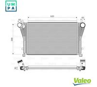 CHARGE AIR COOLER 818347 FOR SKODA OCTAVIA/III/Combi KODIAQ VW GOLF/VII SEAT