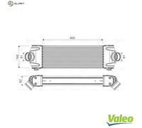 VALEO 818550 Intercooler