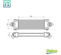 Valeo Intercooler, Engine Cooling 818550
