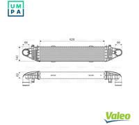 VALEO 818617 Intercooler, charger for MERCEDES-BENZ
