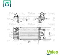 CHARGE AIR COOLER 818666 FOR NISSAN TIIDA/Hatchback SYLPHY JUKE PULSAR NV200