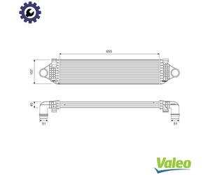 CHARGE AIR COOLER 818689 FOR VOLVO V60 V40/Cross/Country/Hatchback S60/II V70