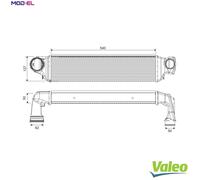 CHARGE AIR COOLER 818716 FOR BMW 3/E46/Compact M47D20 M47D20 2.0L 4cyl 3 E46