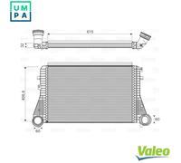 CHARGE AIR COOLER 818795 FOR SKODA OCTAVIA/II/Combi VW SEAT AUDI A3/S3 2.0L 4cyl