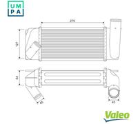 CHARGE AIR COOLER 822905 FOR TOYOTA COROLLA AURIS/VAN/Hatchback/Van 1.4L 4cyl