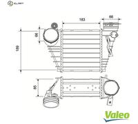 VALEO 822952 Intercooler