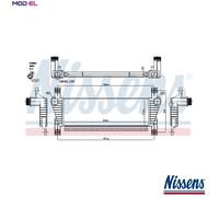 CHARGE AIR COOLER 961581 FOR FORD SA2R/P5-AT/SAFA/ENSA/SA2W/SA2S 3.2L 5cyl