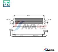 CHARGE AIR COOLER BW4280 FOR BMW 3/X/SAV/E8/Convertible/E46/Compact X3/E83 2.0L