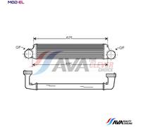 CHARGE AIR COOLER BW4280 FOR BMW 3/X/SAV/E8/Convertible/E46/Compact X3/E83 2.0L