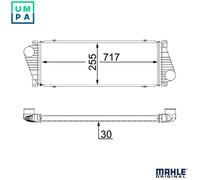 MAHLE ORIGINAL CI 18 000S Intercooler