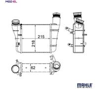 New Intercooler, charger for AUDI:A4 B6,A4 B7,A6 C5,A4 / S4 B6,A4 / S4 B7